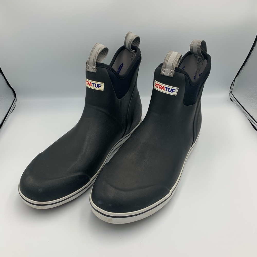Xtratuf Xpress Cool Waterproof Fishing Deck Boots 6” Blk M Size 14 $99 OBO